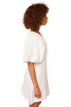 Load image into Gallery viewer, Mai Mini Dress - White Linen
