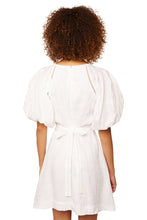 Load image into Gallery viewer, Mai Mini Dress - White Linen
