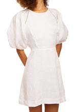 Load image into Gallery viewer, Mai Mini Dress - White Linen
