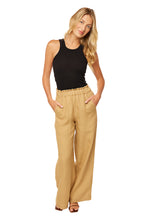 Load image into Gallery viewer, Natalia Trousers - Tan Linen
