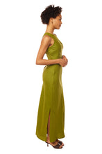 Load image into Gallery viewer, Valenza Maxi Dress - Palm Green Linen
