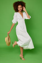 Load image into Gallery viewer, Agnata Midi Dress - White
