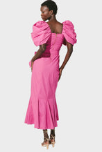 Load image into Gallery viewer, Malina Midi Dress - Bright Pink
