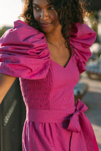Load image into Gallery viewer, Malina Midi Dress - Bright Pink
