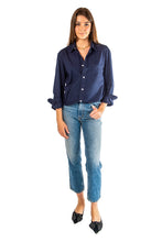 Load image into Gallery viewer, Classic Button Front Shirt - Navy
