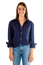 Load image into Gallery viewer, Classic Button Front Shirt - Navy
