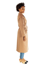 Load image into Gallery viewer, Drop Shoulder Long Coat - Camel
