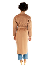 Load image into Gallery viewer, Drop Shoulder Long Coat - Camel
