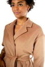 Load image into Gallery viewer, Drop Shoulder Long Coat - Camel
