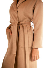 Load image into Gallery viewer, Drop Shoulder Long Coat - Camel
