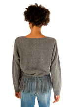 Load image into Gallery viewer, Fringe Tallin Sweater - Smoke
