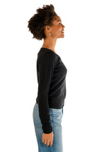 Load image into Gallery viewer, Kyoto Slim V-Neck- Black
