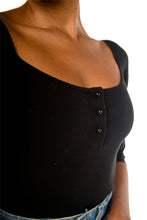 Load image into Gallery viewer, Marylin Bodysuit - Black
