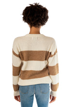 Load image into Gallery viewer, Soft Striped Crewneck - Tan Combo
