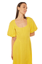 Load image into Gallery viewer, Nell Dress - Sunny Yellow Linen

