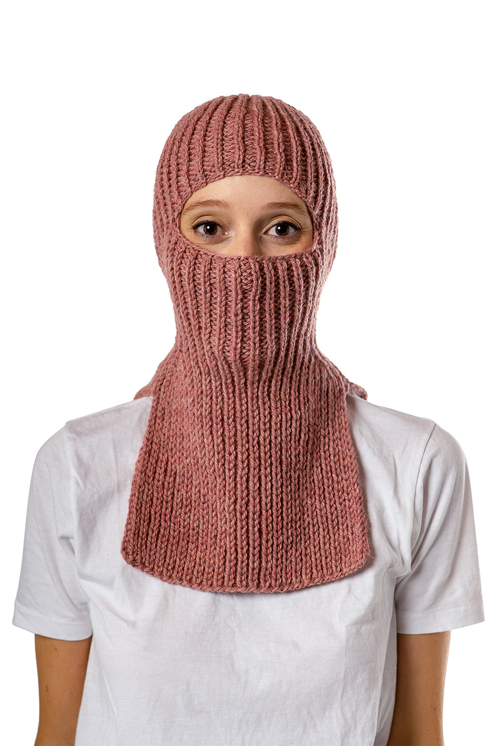 Speigas Balakava - Dusty Pink Alpaca Wool