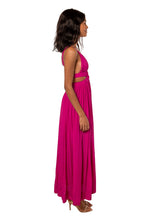 Load image into Gallery viewer, Bloom Jillian Cut-Out Maxi Dress - Berry
