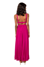 Load image into Gallery viewer, Bloom Jillian Cut-Out Maxi Dress - Berry
