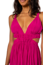 Load image into Gallery viewer, Bloom Jillian Cut-Out Maxi Dress - Berry
