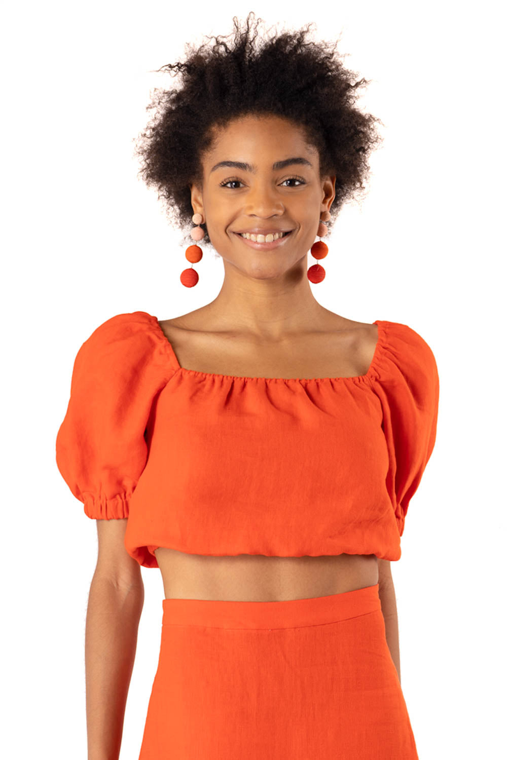 Siena Crop Top - Scarlet