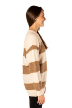 Load image into Gallery viewer, Soft Striped Crewneck - Tan Combo
