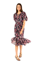 Load image into Gallery viewer, Patricia Dress - Pristine Paisley Dark
