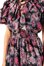 Load image into Gallery viewer, Patricia Dress - Pristine Paisley Dark
