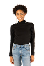 Load image into Gallery viewer, Little Turtleneck - Black Organic
