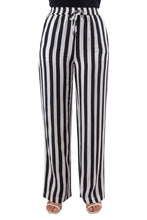 Load image into Gallery viewer, Striped Jordan Pants - Black White
