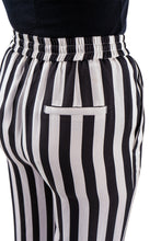 Load image into Gallery viewer, Striped Jordan Pants - Black White

