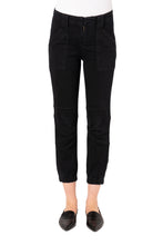 Load image into Gallery viewer, Banded Bottom Trapunto Pant - Black
