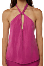 Load image into Gallery viewer, Luna Top - Magenta Cupro
