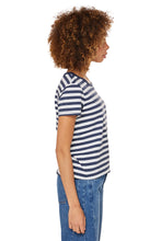 Load image into Gallery viewer, Sojourn Boy Tee - Marine Awning Stripe
