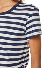 Load image into Gallery viewer, Sojourn Boy Tee - Marine Awning Stripe
