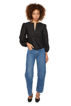 Load image into Gallery viewer, Poplin Corset Top - Black
