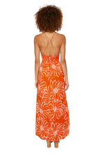 Load image into Gallery viewer, Bisetta Maxi Dress - La Sirena Floral Print Orange
