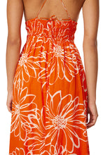 Load image into Gallery viewer, Bisetta Maxi Dress - La Sirena Floral Print Orange
