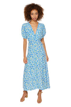 Load image into Gallery viewer, Bellavista Midi Dress - Lou Floral Print Blue
