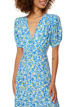 Load image into Gallery viewer, Bellavista Midi Dress - Lou Floral Print Blue
