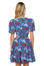 Load image into Gallery viewer, Katy Cutout Dress - Blue Vintage Floral
