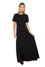 Load image into Gallery viewer, Jersey Dress with Corset Back - Black
