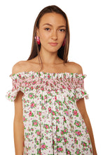 Load image into Gallery viewer, Delfina Sleeveless Midi Dress - Smock Rose Bouquets
