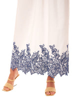 Load image into Gallery viewer, Bianca Spaghetti Strap Long Dress - Smock Blue Ibiscus
