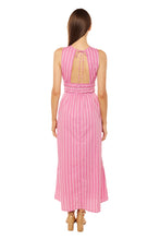 Load image into Gallery viewer, Jean Midi Dress - Adia Stripe Print Lilac
