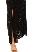 Load image into Gallery viewer, Lily Midi Dress - Marrakech Full Embroidery Nero
