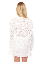 Load image into Gallery viewer, Cleo Dress - Marrakech Full Embroidery Salt
