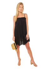 Load image into Gallery viewer, Donna Dress - Tangier Border Embroidery Nero
