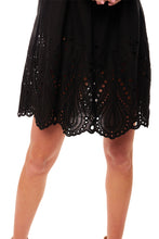 Load image into Gallery viewer, Donna Dress - Tangier Border Embroidery Nero
