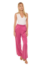 Load image into Gallery viewer, Natalia Trousers - Magenta Cupro
