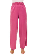 Load image into Gallery viewer, Natalia Trousers - Magenta Cupro
